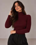 Sable Turtleneck Knit
