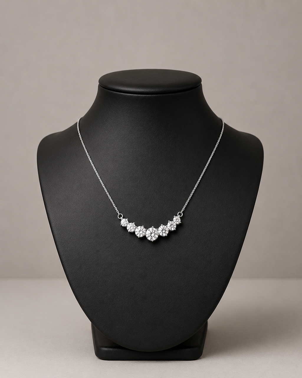 Sterling Silver 925 Zircon Necklace
