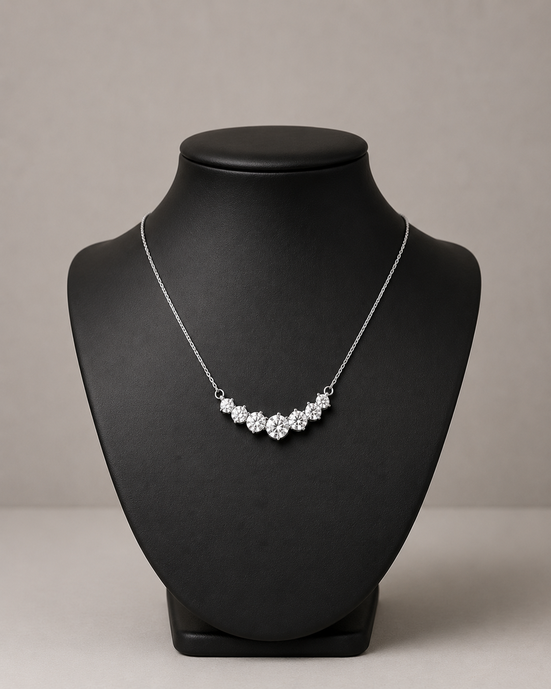 Sterling Silver 925 Zircon Necklace