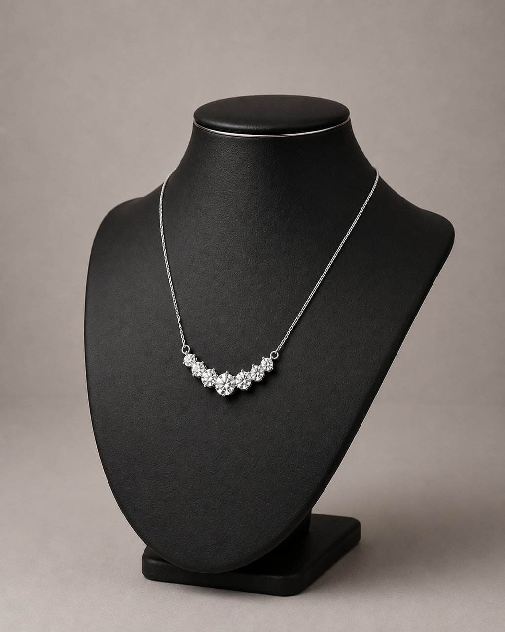 Sterling Silver 925 Zircon Necklace
