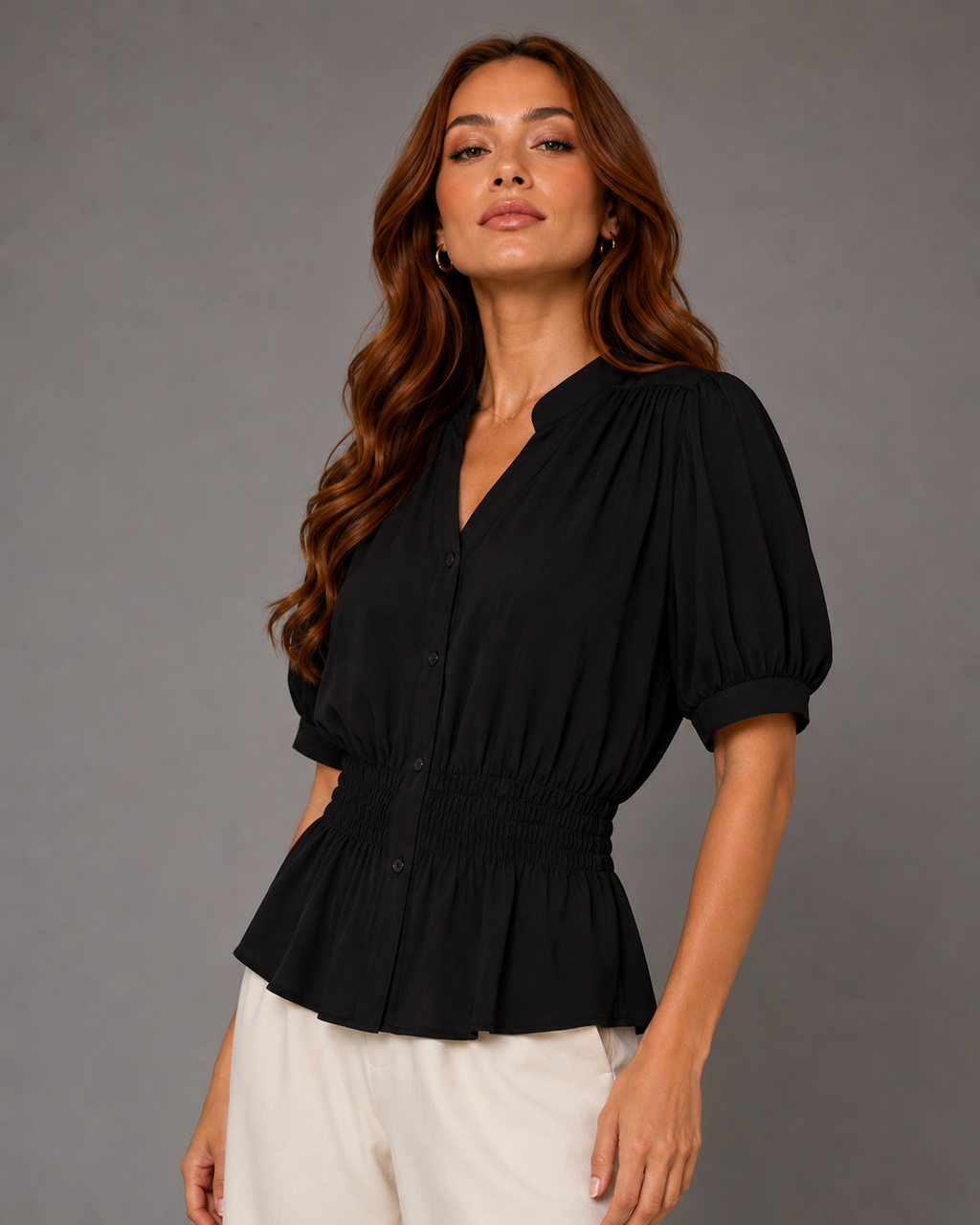 Elodie Peplum Shirt