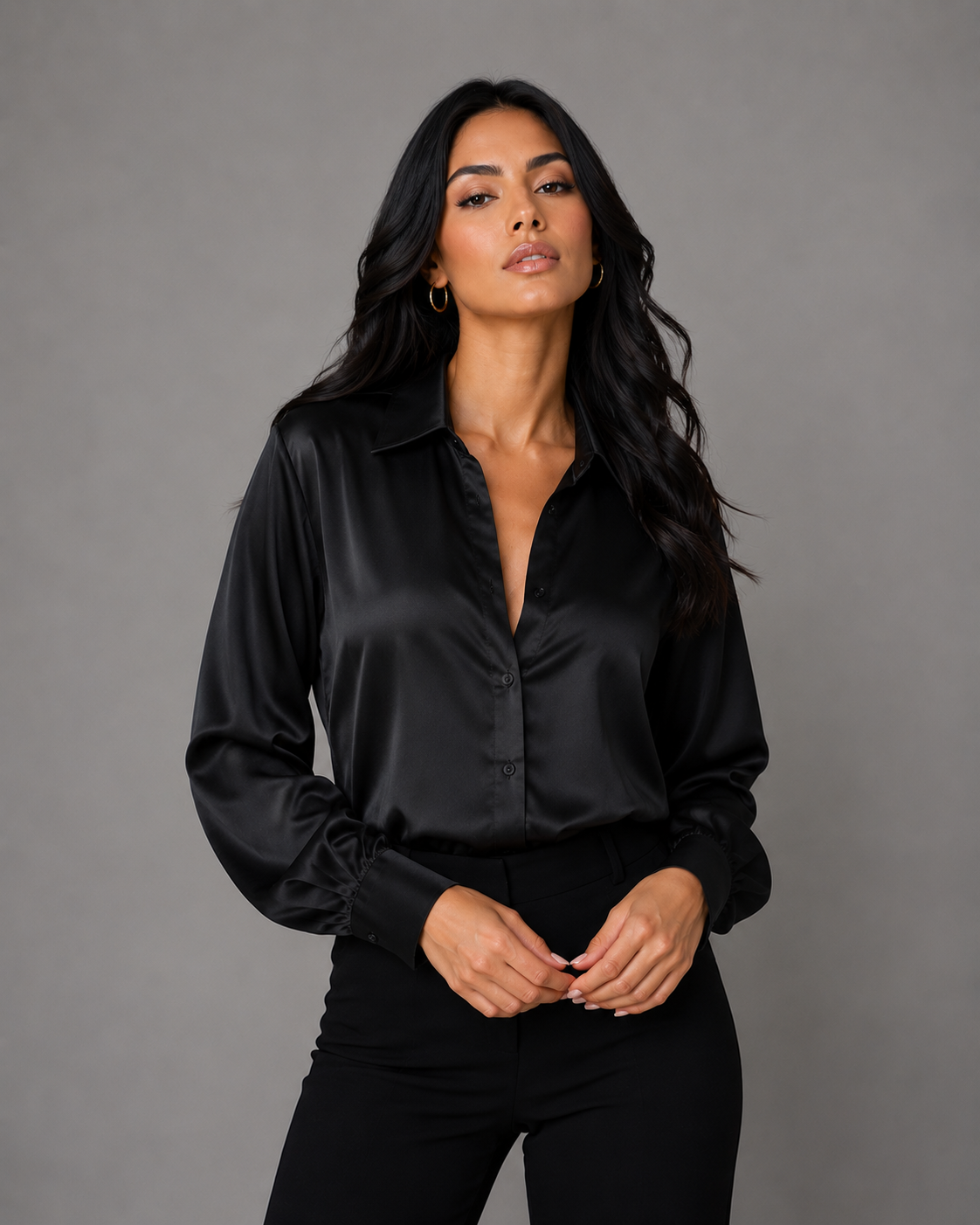 Camille Satin Shirt