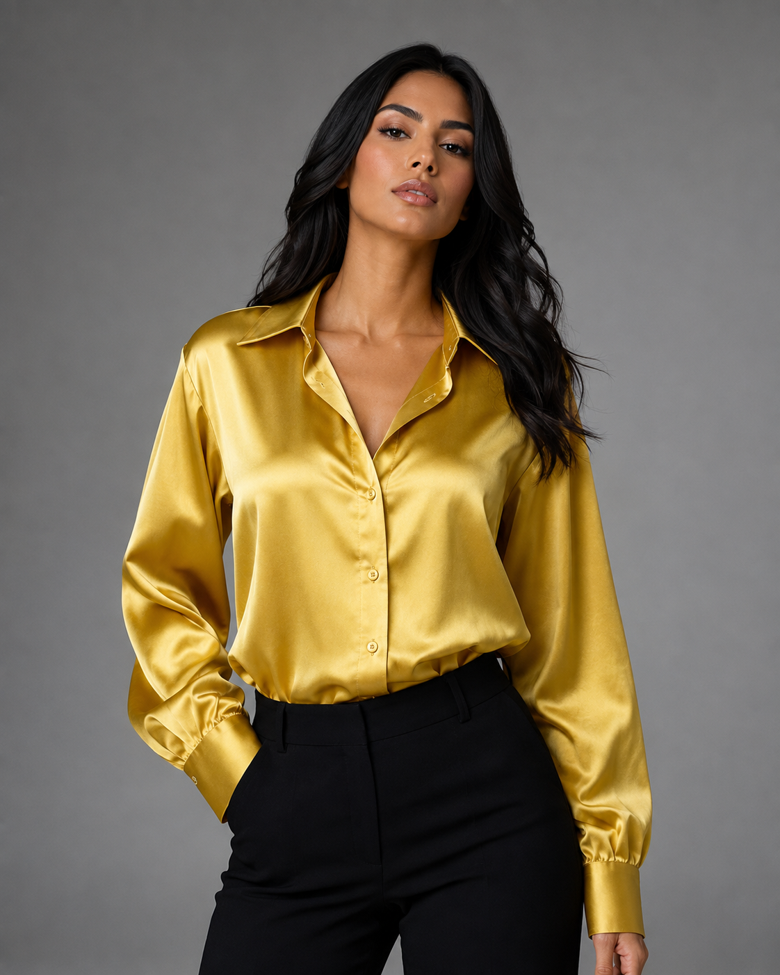 Camille Satin Shirt