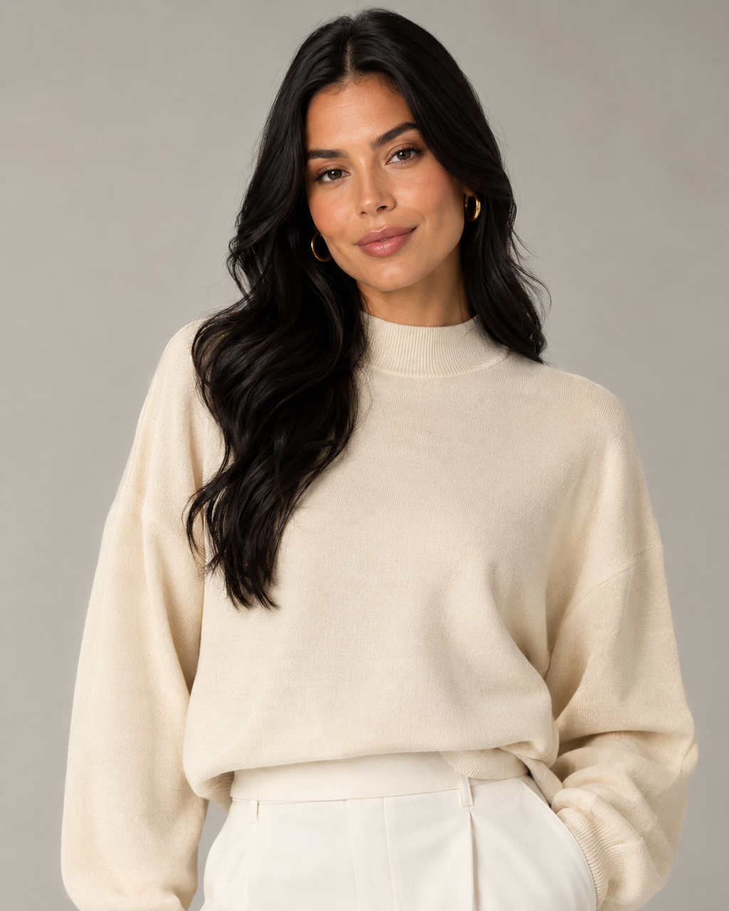Alina Ruched Sweater