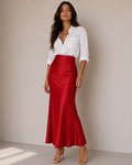 Elodie Satin Maxi Skirt