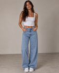 Bijou Pearl-Beaded Jeans