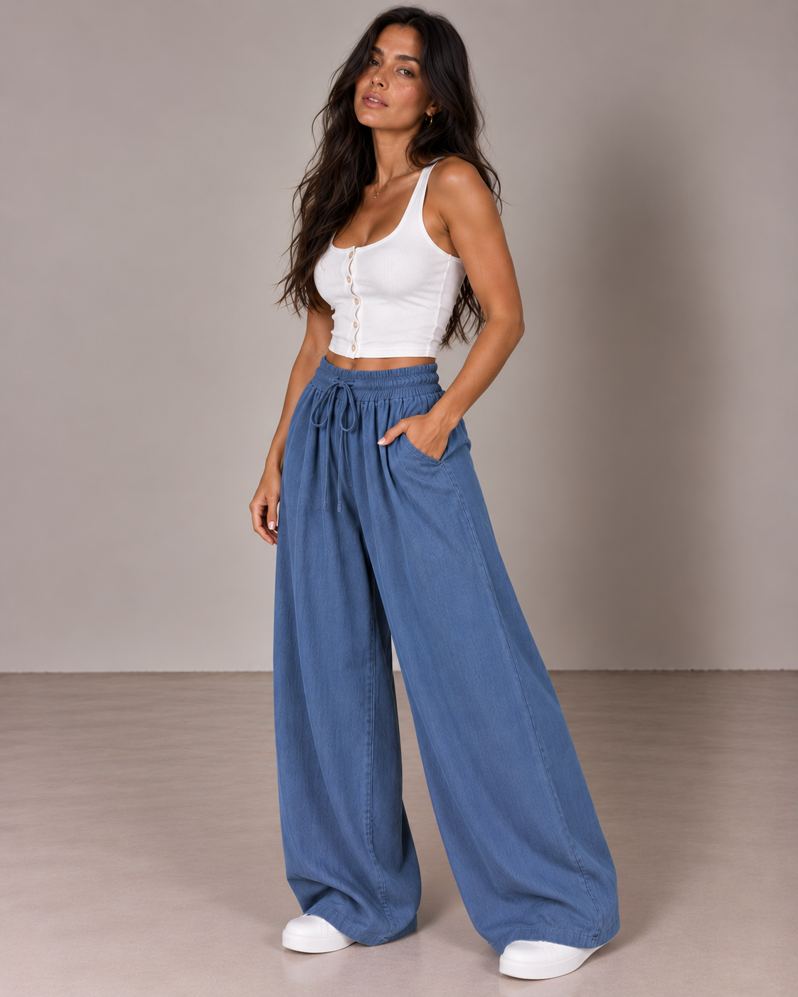 Zelma Wide Leg Trousers