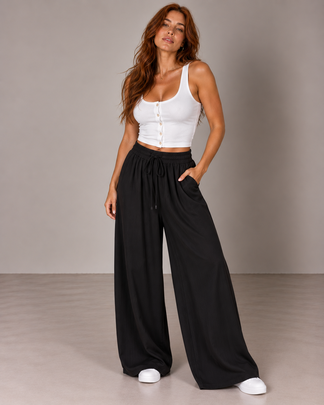 Zelma Wide Leg Trousers
