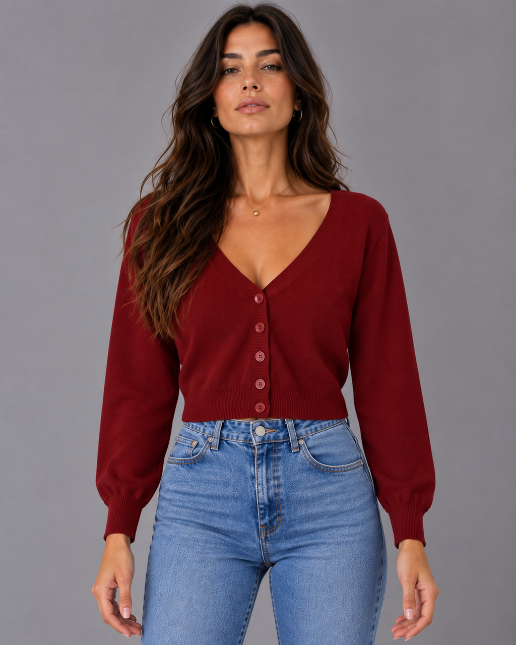 Aurelle Cropped Cardigan